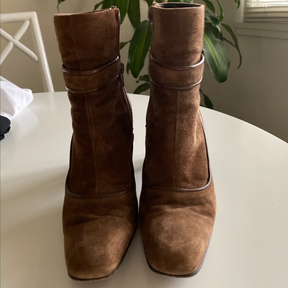 Via Spiga Suede Brown Boots - Picture 4 of 4